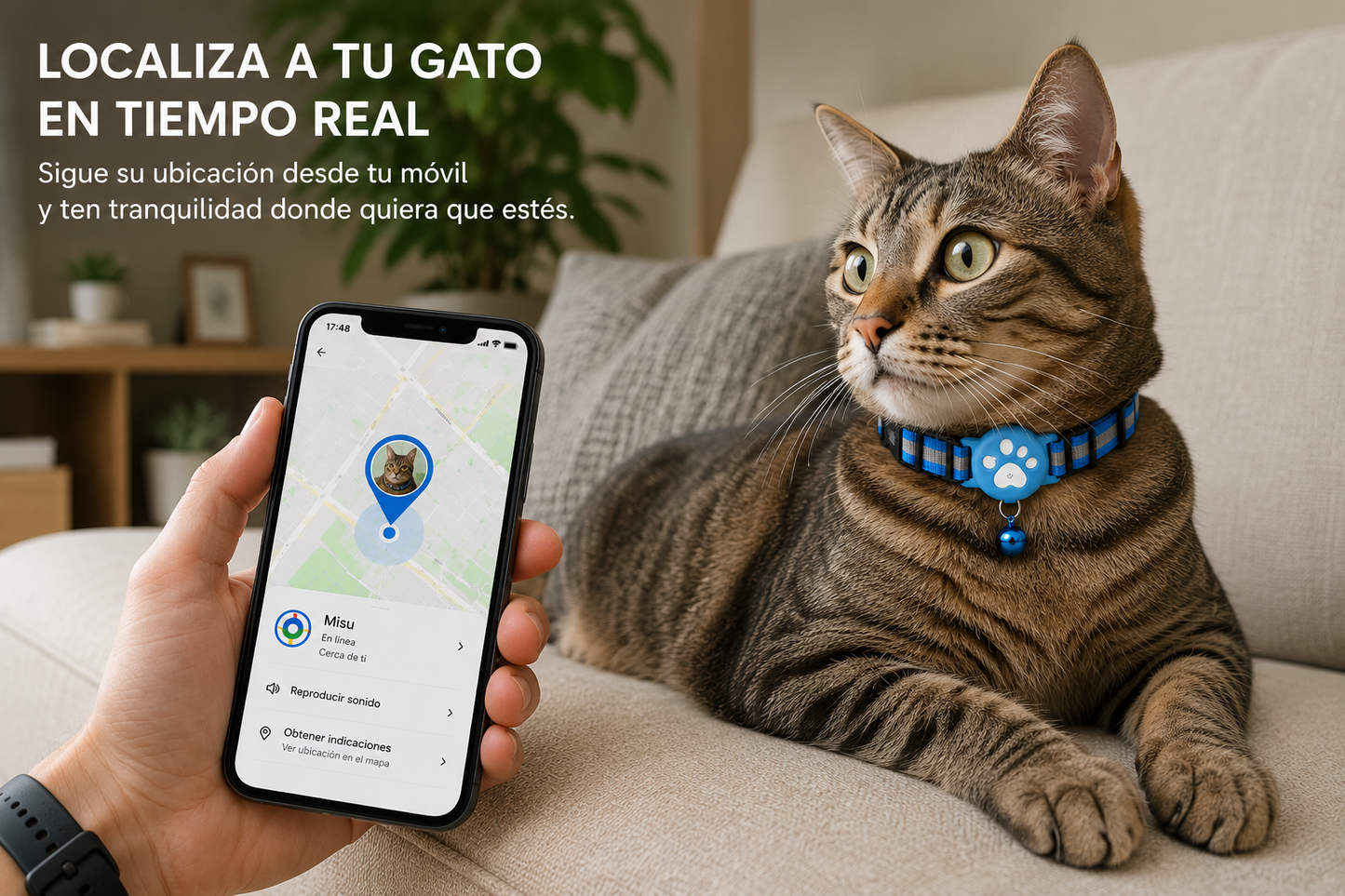 Collar GPS para Gatos