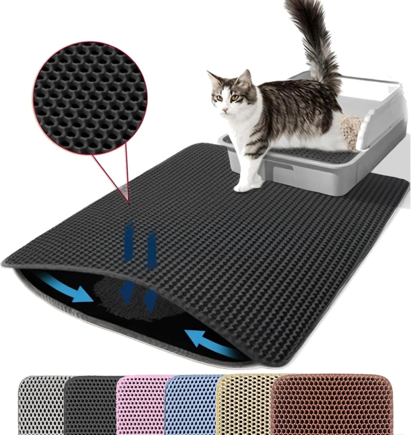 Alfombrilla Atrapa Arena para Gatos