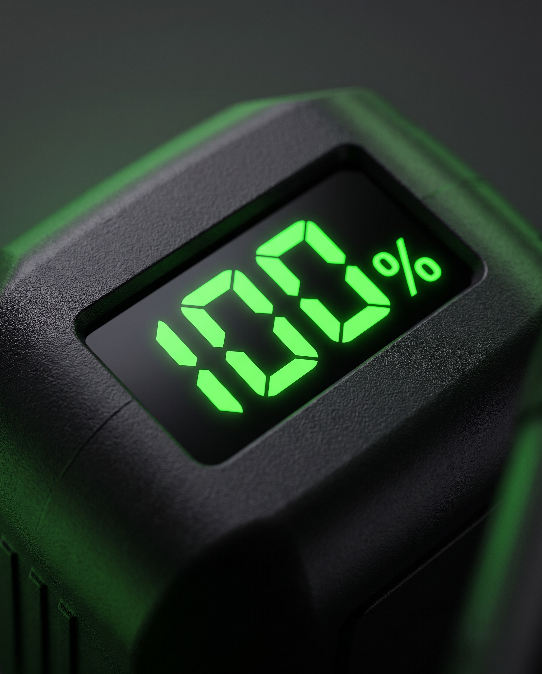 Detalle de la pantalla digital verde del Ignyx Boost